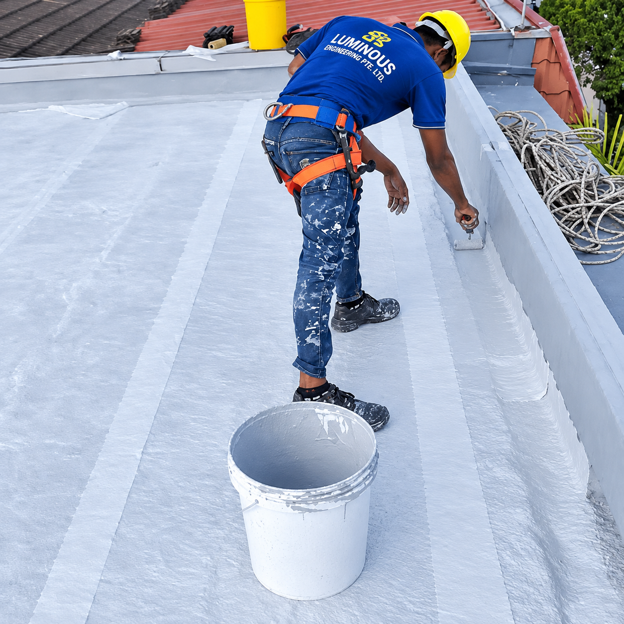 Rooftop waterproofing services in Singapore