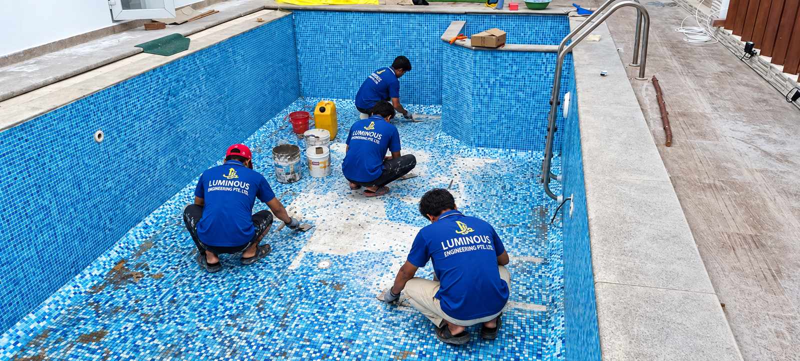 Pool waterproofing issues and repair cost in Singapore
