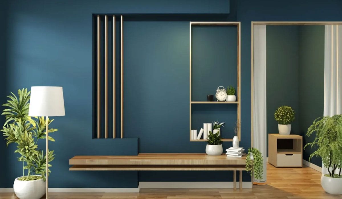 Interior painting preparation and finishing work