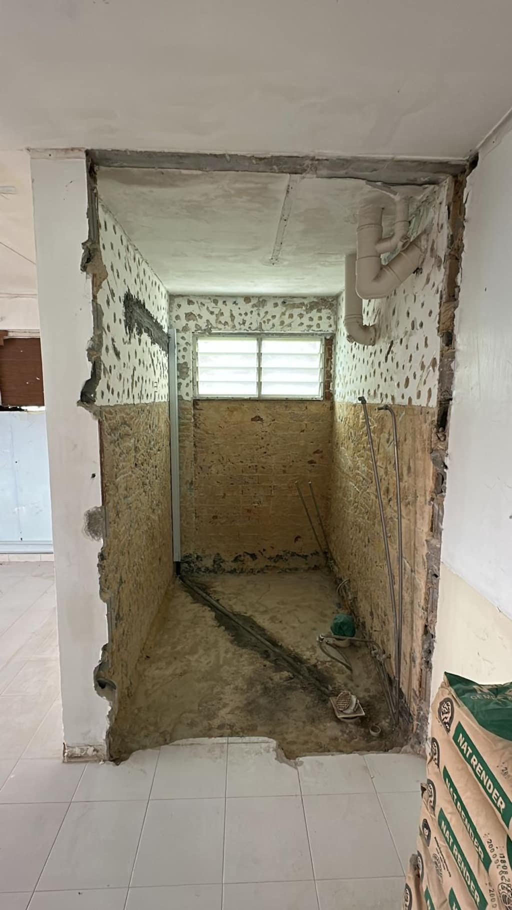 Built-in cabinet dismantling and demolition