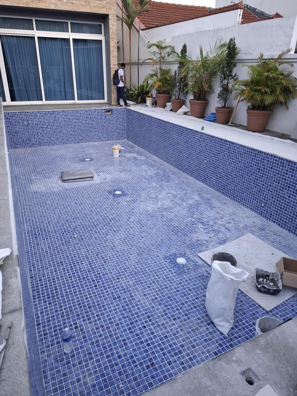 Swimming pool renovation project