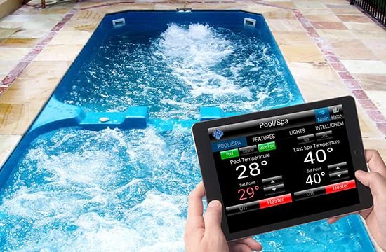 Swimming pool servicing work